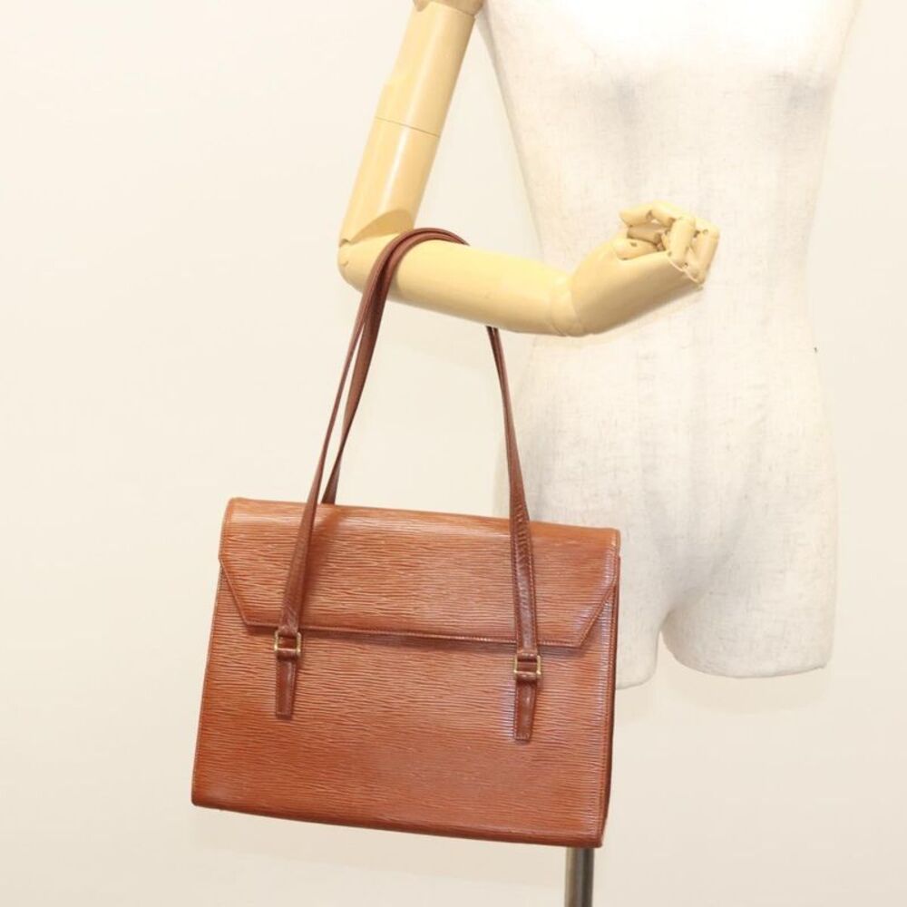 Valentino Garavani Brown Leather Shoulder Bag (Pre-Owned) - Picture 11 of 16